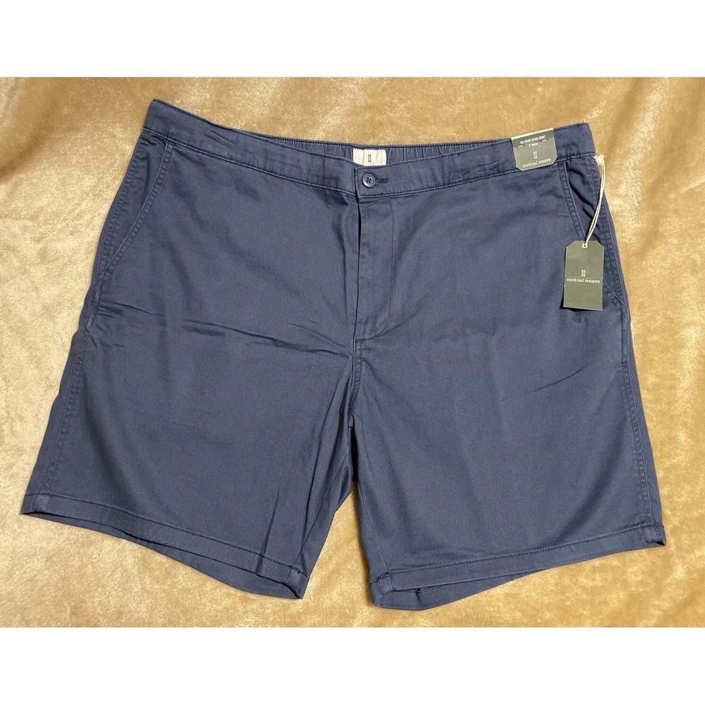 Mutual Weave Mens 8" Chino Shorts Blue Size 48 New With Tags‎